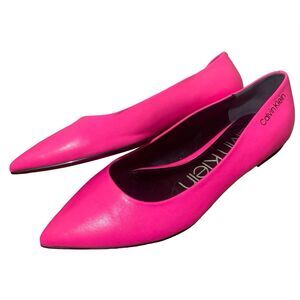 Calvin Klein Leather Flats